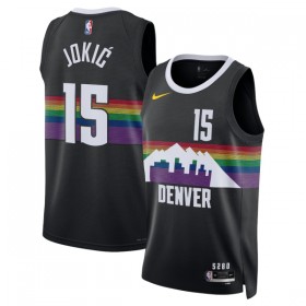Maillot Basket Homme Denver Nuggets Nikola Jokic 2025-26 Nike City Edition Noir Swingman